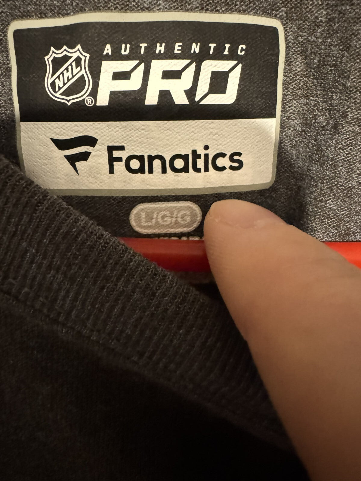 2023 NHL Winter Classic Fanatics T-shirt Men Sz L Gray Pittsburgh Boston NWT