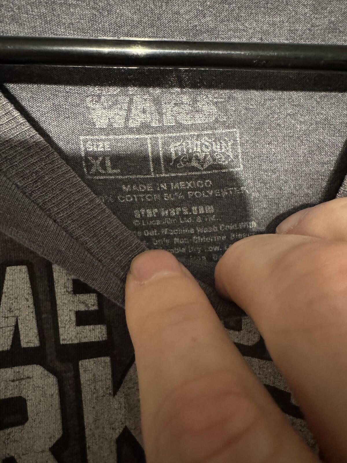 Star Wars Darth Vader T Shirt Men's Size XL Gray