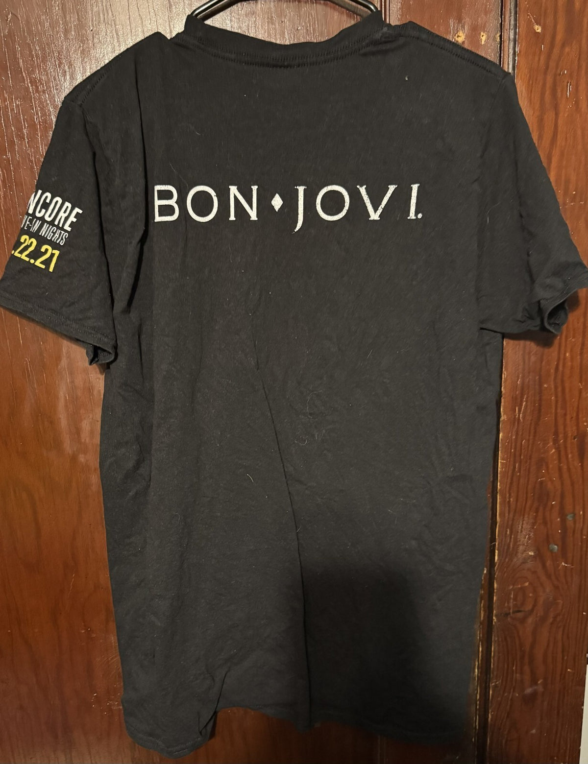 Bon Jovi 2021 Concert t-shirt Black Men's size L