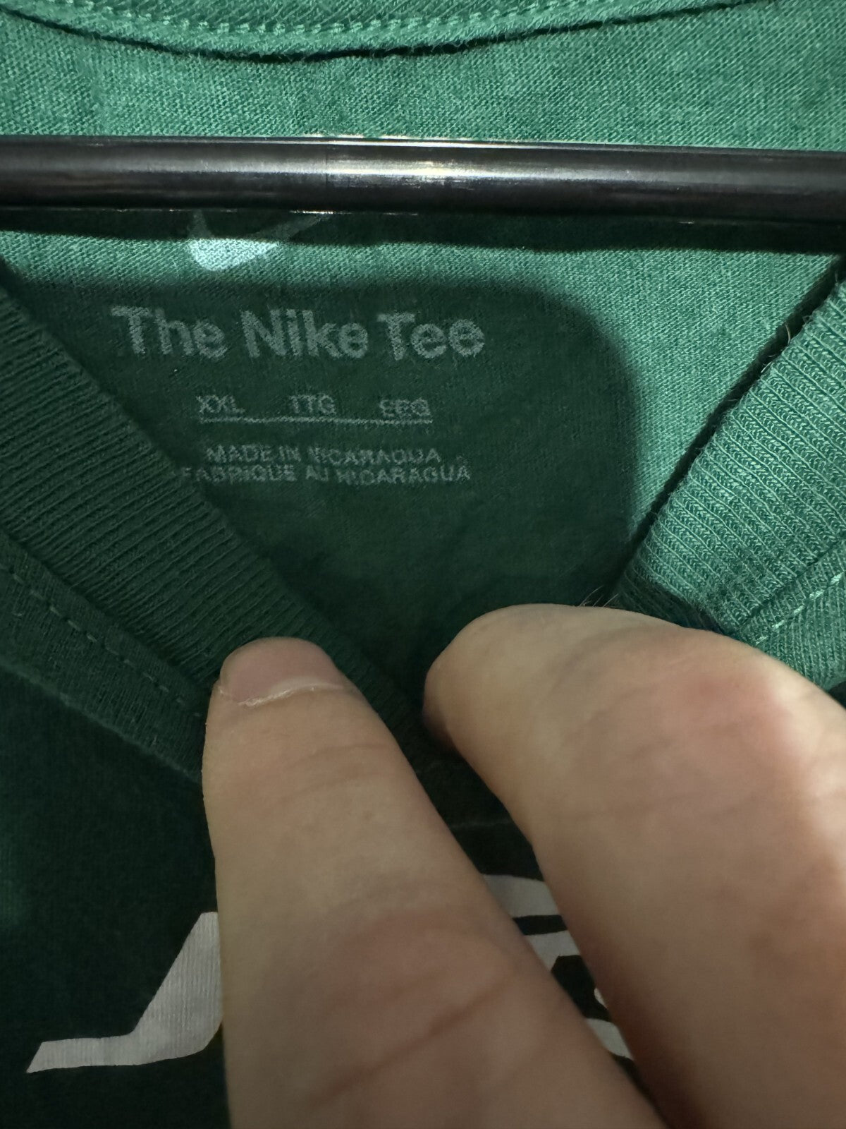 New York Jets Sauce Gardner #1 T-Shirt Nike Men's sz XXL Green