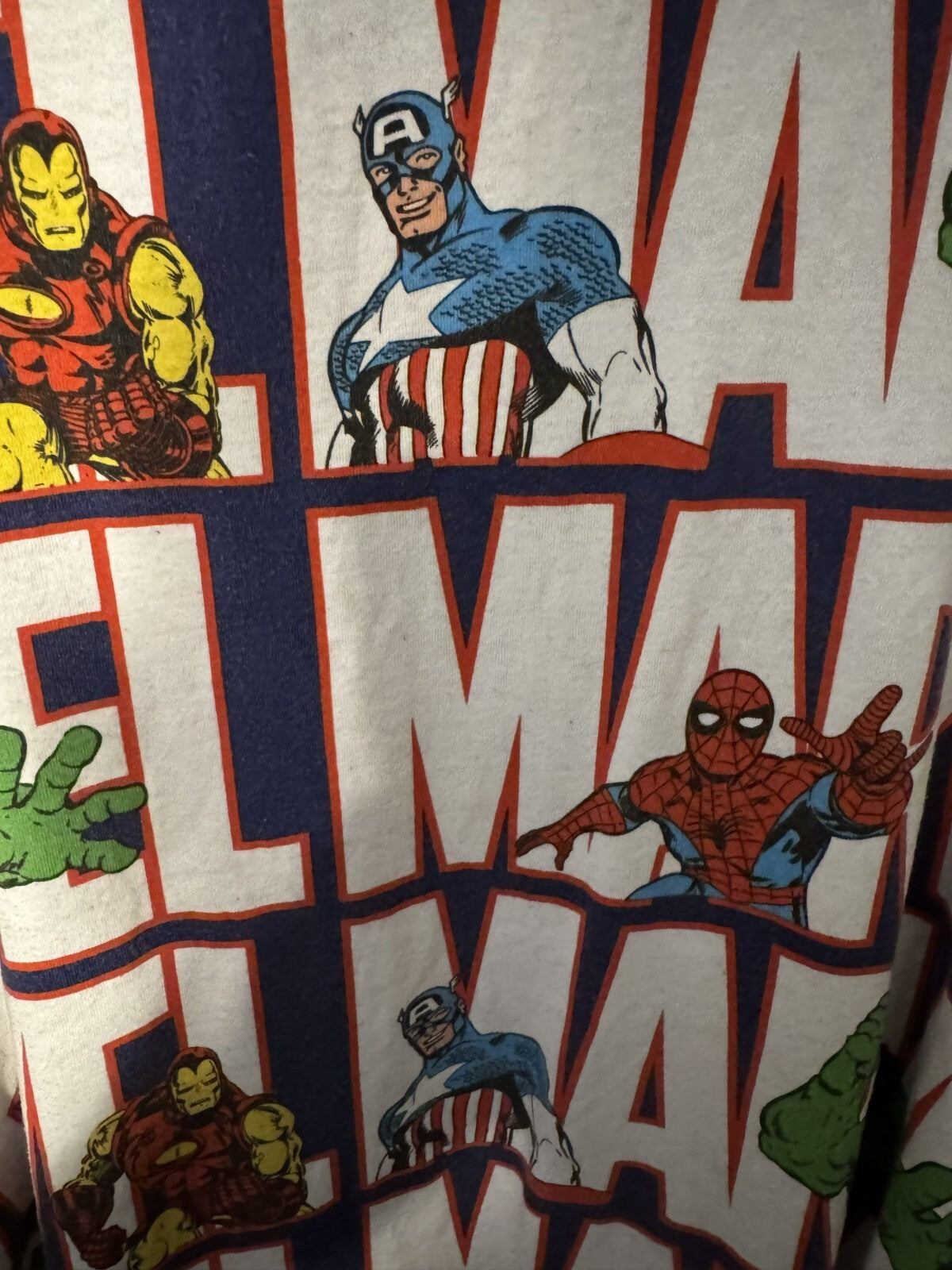 Captain America Marvel Avengers T-Shirt Men's Sz 2XL Blue