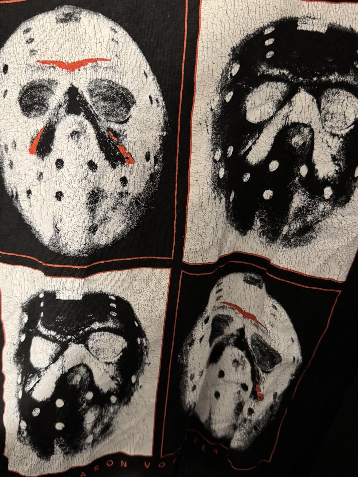 Friday the 13 Movie Logo T-Shirt Men's Size XXL Black Horror