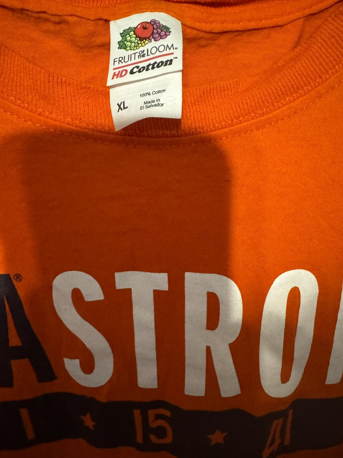 Virginia Cavaliers UVa Strong T-shirt Orange Men's Size XL