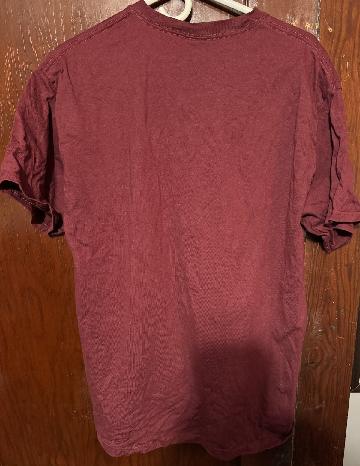 UMass Minutemen Short Sleeve Logo NCAA T-shirt Men's L Red