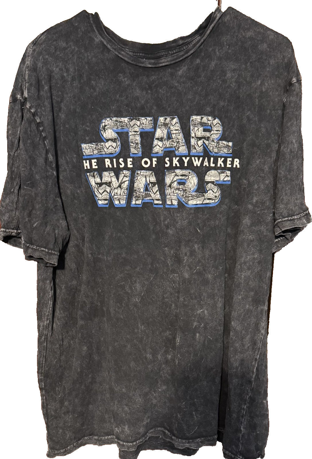 Star Wars Rise of Skywalker Logo T-shirt Men's Size L Black