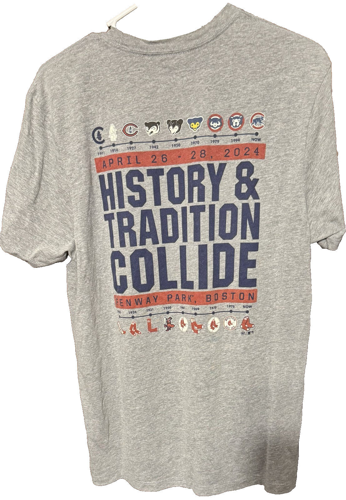 Boston Red Sox Chicago Cubs '47 Brand T-shirt Men's L Gray