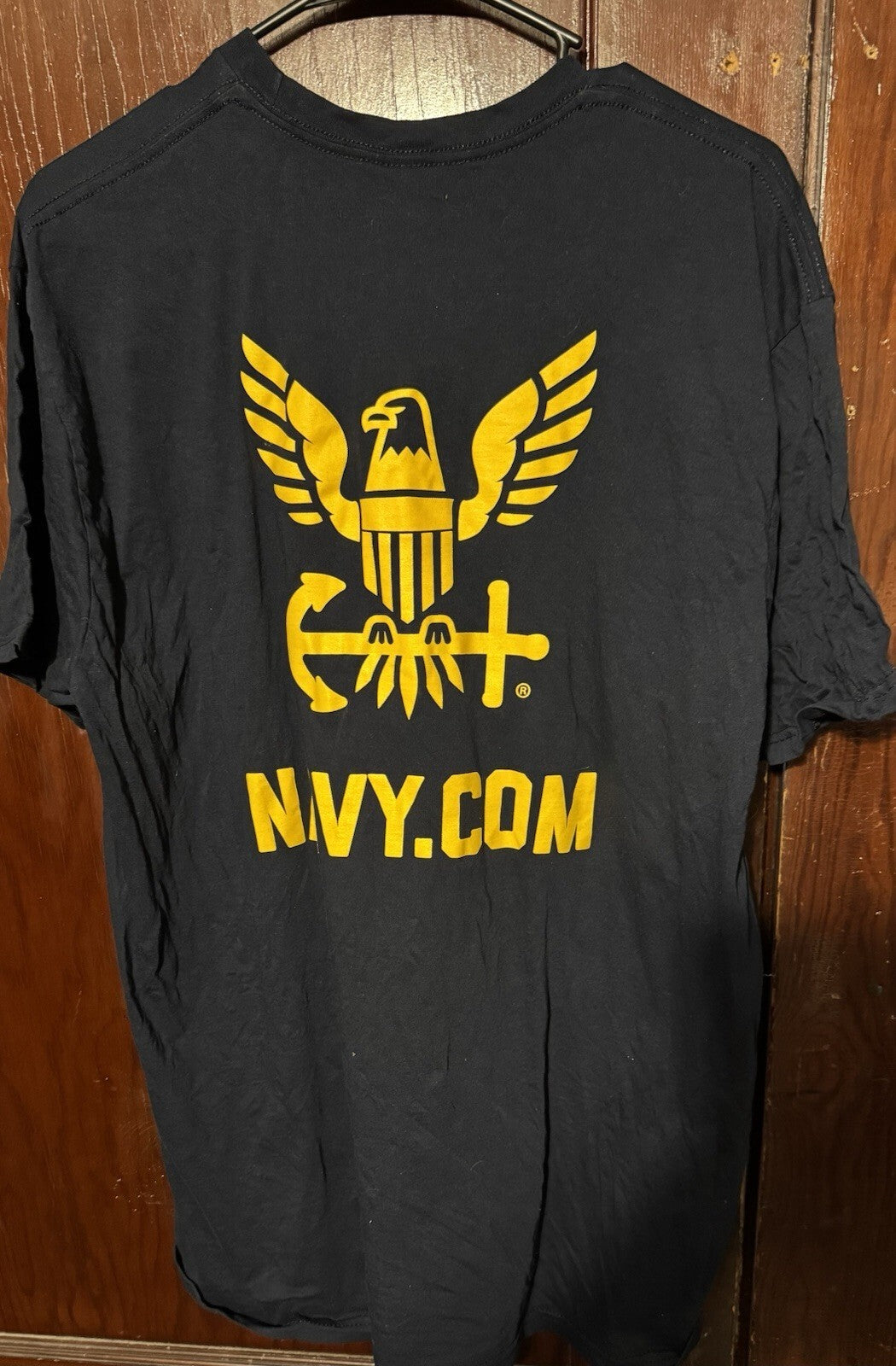 United States Navy Men's T Shirt Size  L Blue US Military
