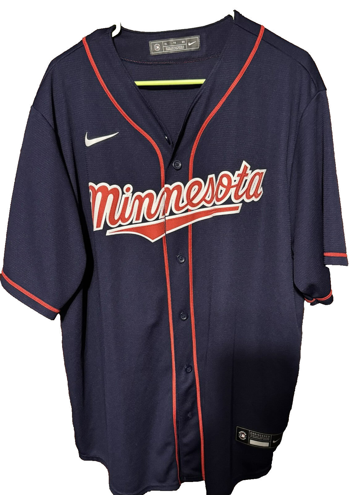 Minnesota Twins Vintage Nike Jersey Blue Men's Size XL