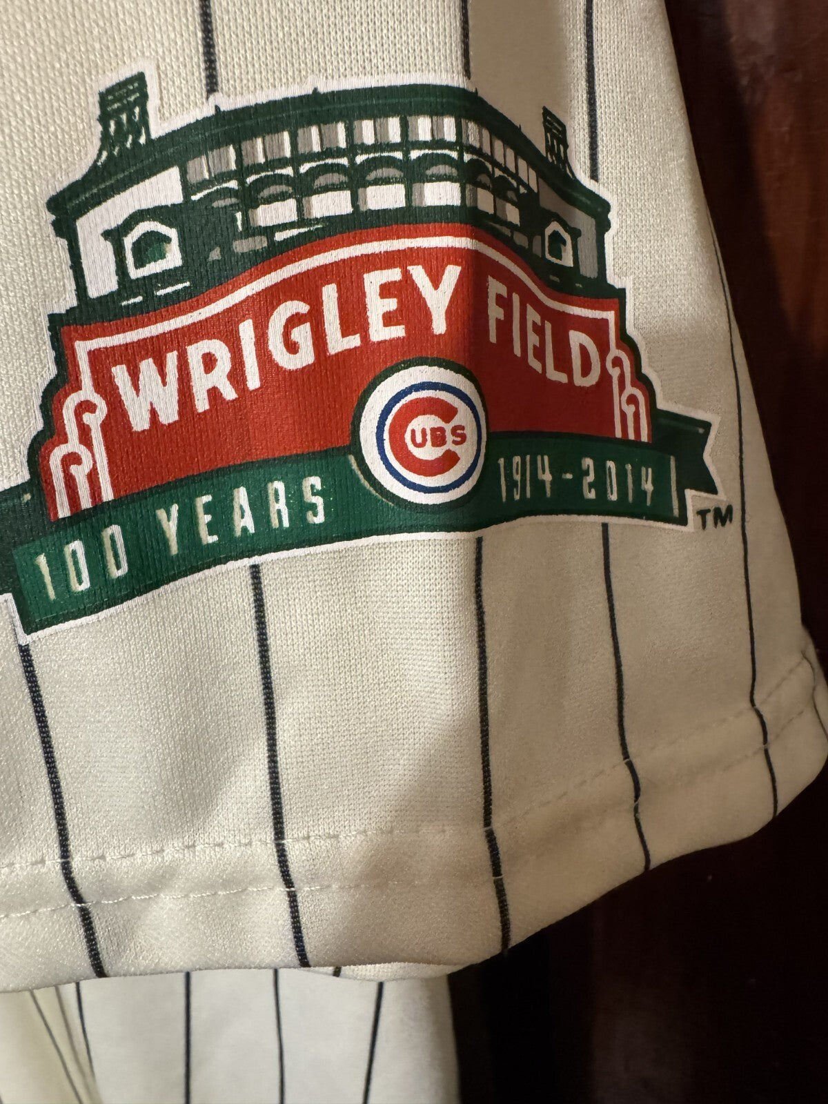 Chicago Cubs SGA Button up Jersey Men's Size L ? White