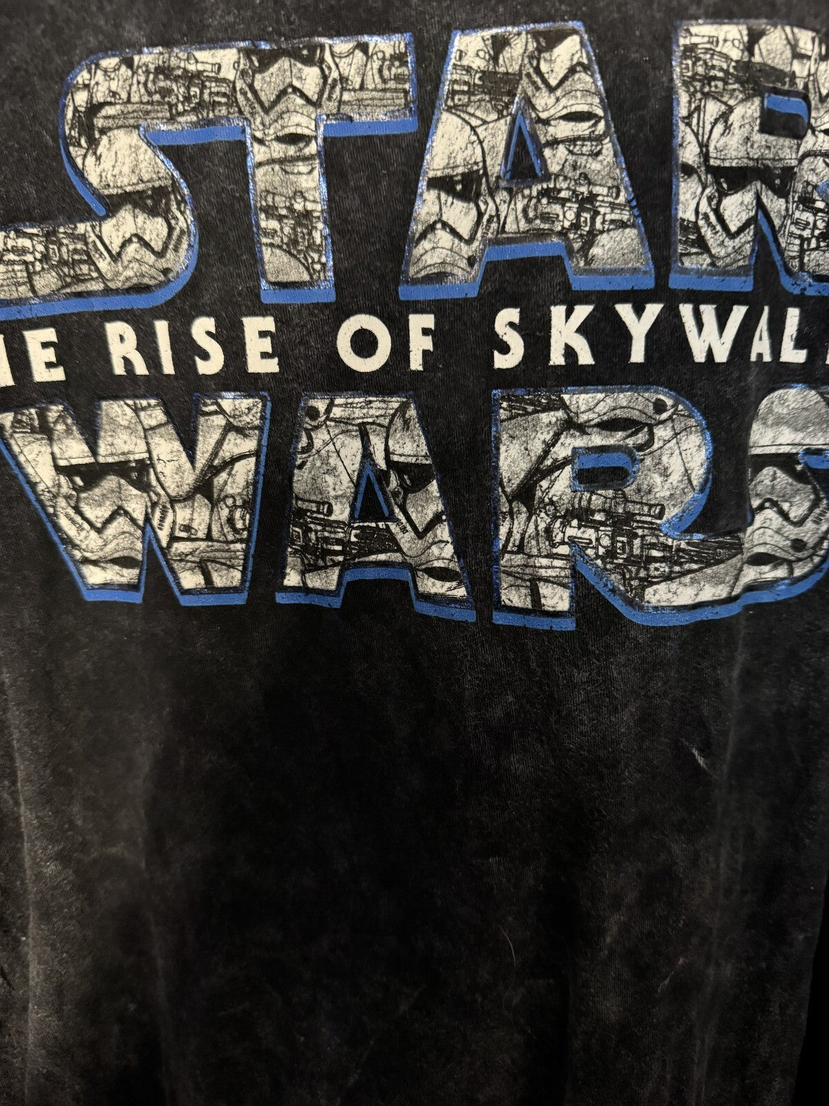 Star Wars Rise of Skywalker Logo T-shirt Men's Size L Black