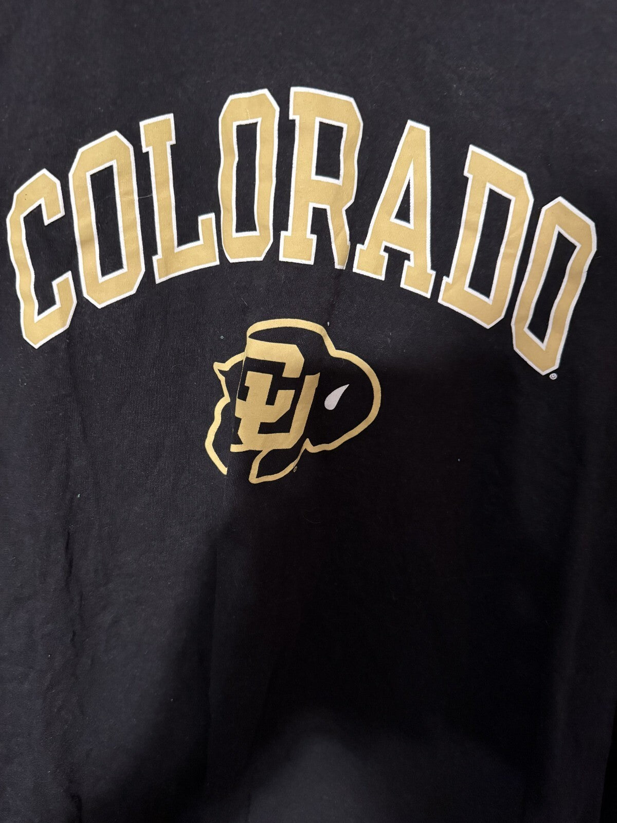 Colorado Buffaloes Champion L/S T-Shirt Size L Black