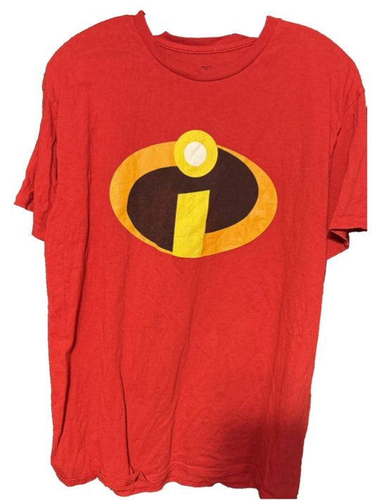 The Incredibles Disney T-Shirt Men's Size L Red