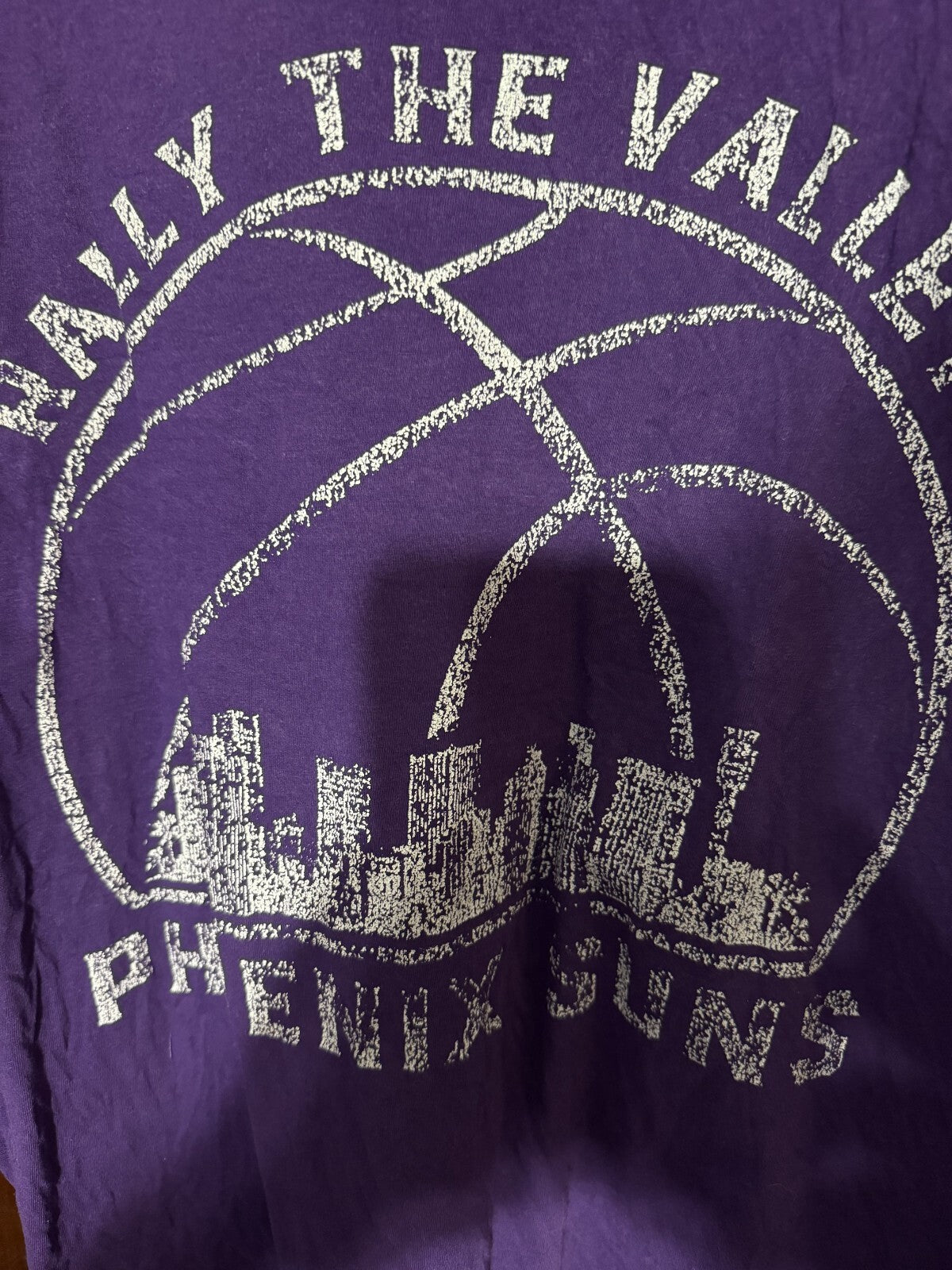 Phoenix Suns Rally the Valley T-Shirt Purple Men Sz L