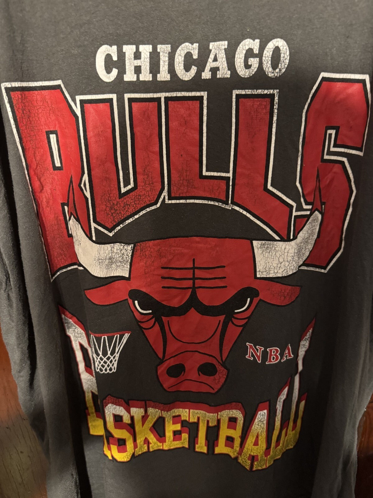 Chicago Bulls Short Sleeve T-Shirt Gray Men’s Size XL