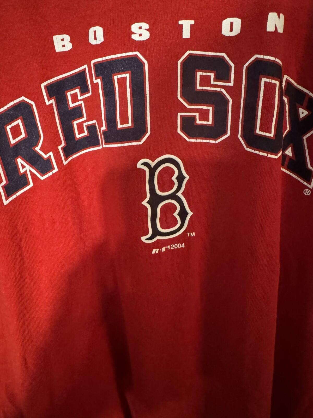 Boston Red Sox Short Sleeve Russell Athletic T-Shirt Men's XL Red