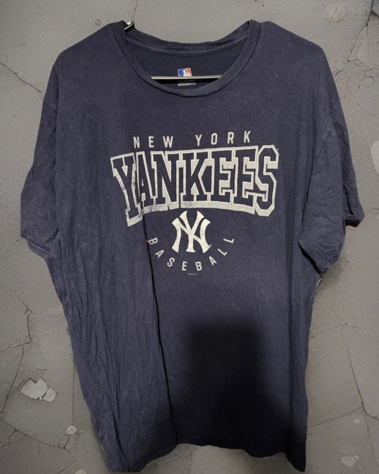 New York Yankees Short Sleeve Tee Mens XXL Blue