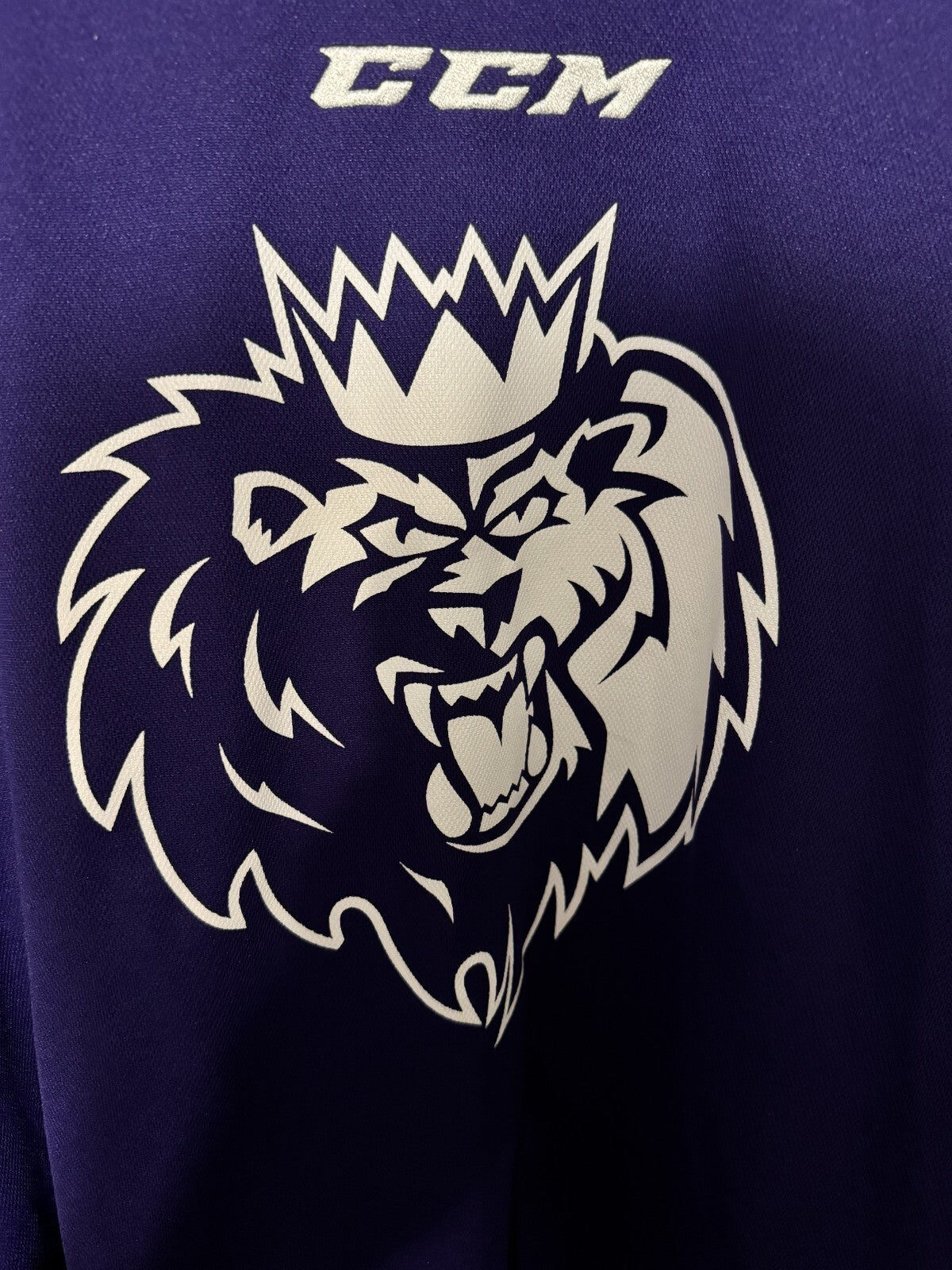 Manchester Monarchs AHL ECHL #27 Purple Hockey Jersey Size Men XL CCM