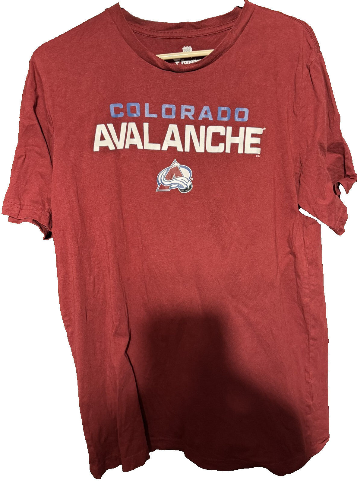 Colorado Avalanche Red Fanatics T-shirt Men's Size L