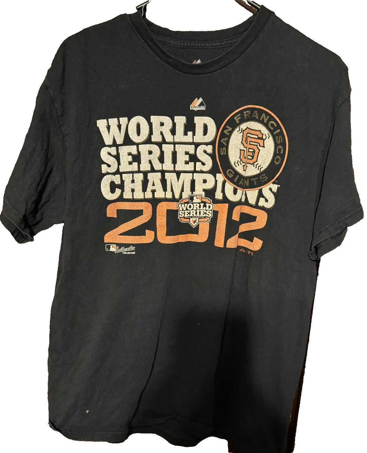 San Francisco Giants 2012 World Series Champs T-Shirt Sz L