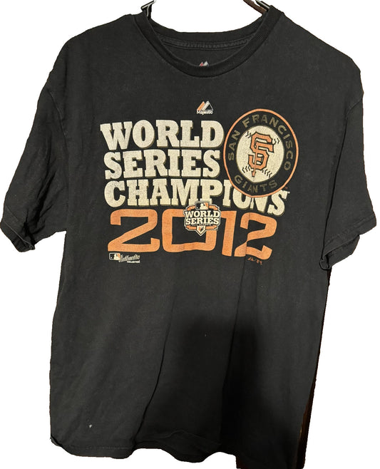 San Francisco Giants 2012 World Series Champs T-Shirt Sz L