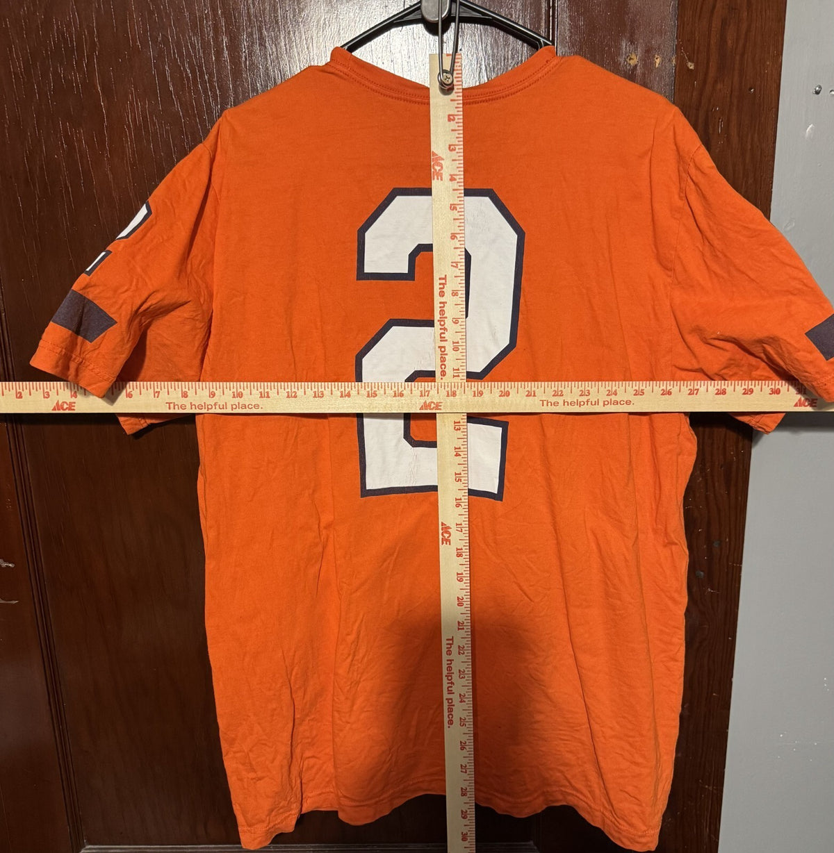 University of Illinois Nike Football T-Shirt Men's Size XL Orange