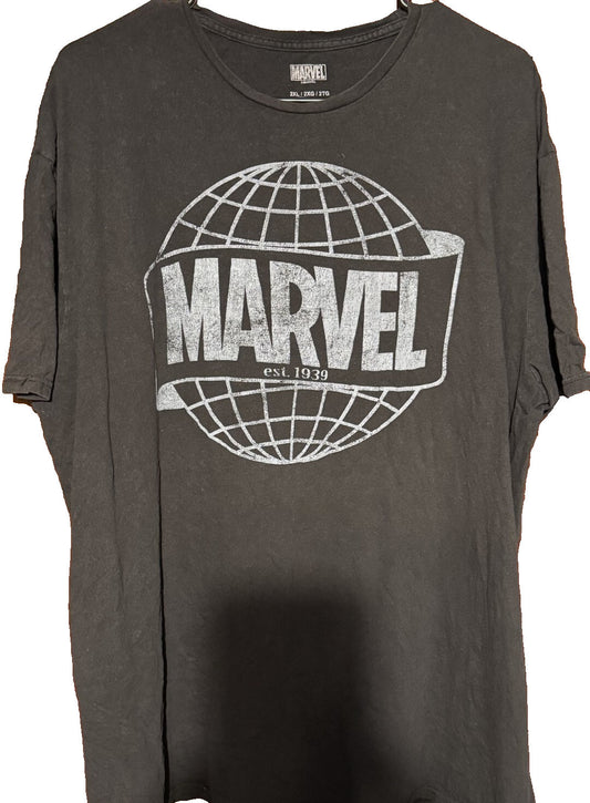 Marvel Comics Vintage Logo T-shirt Men's Sz XXL Black