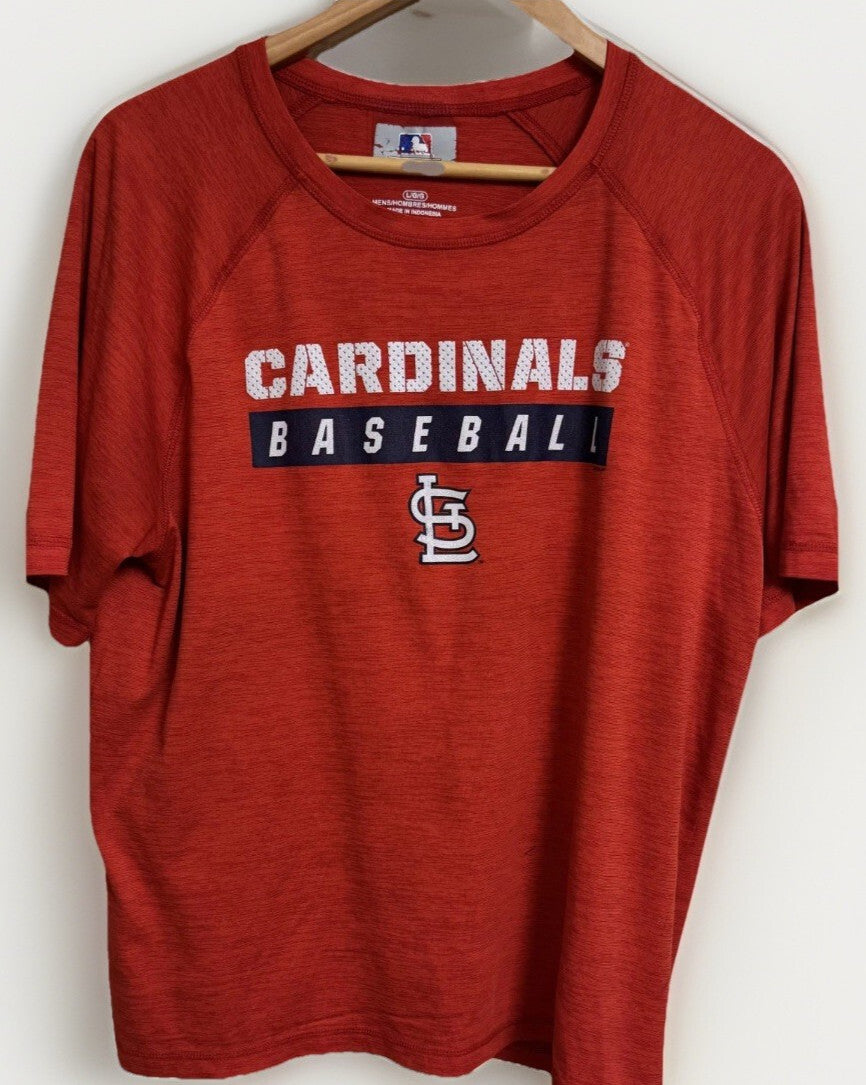 St. Louis Cardinals T-Shirt Men's Size L Red