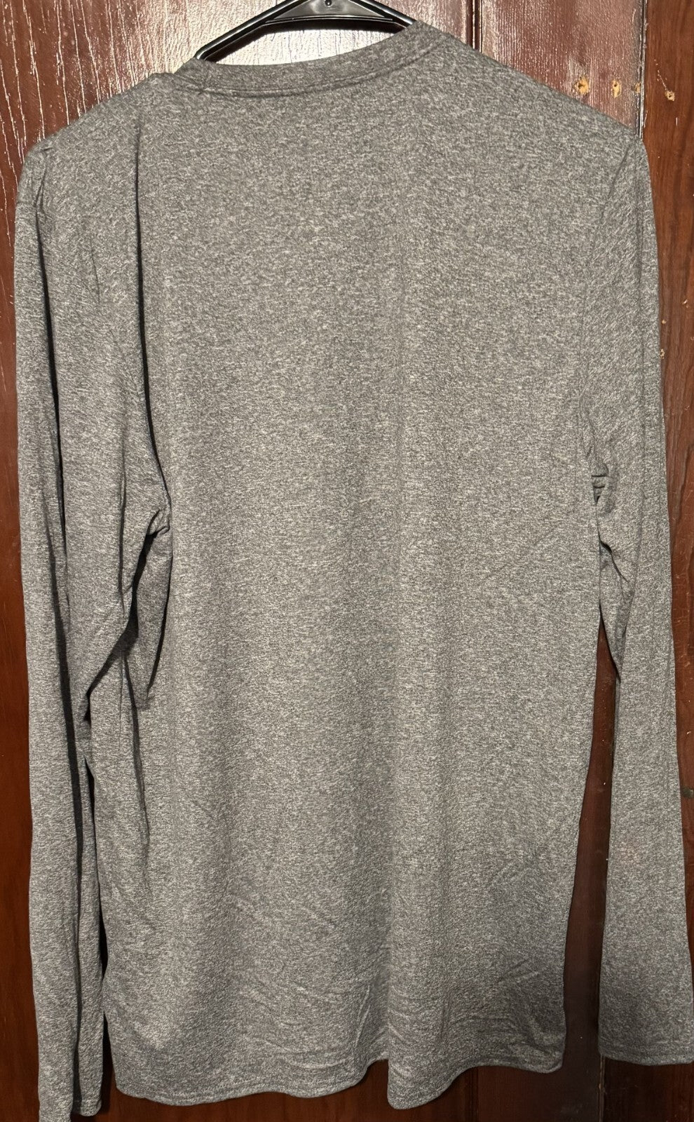 Las Vegas Oakland LA Raiders NFL Gray L/S Dri Fit Tee Men sz L NEW WITH TAGS