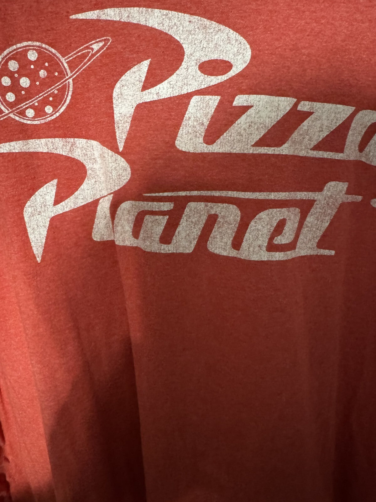 Toy Story Pizza Planet Disney T Shirt Red Men's Size 2XL