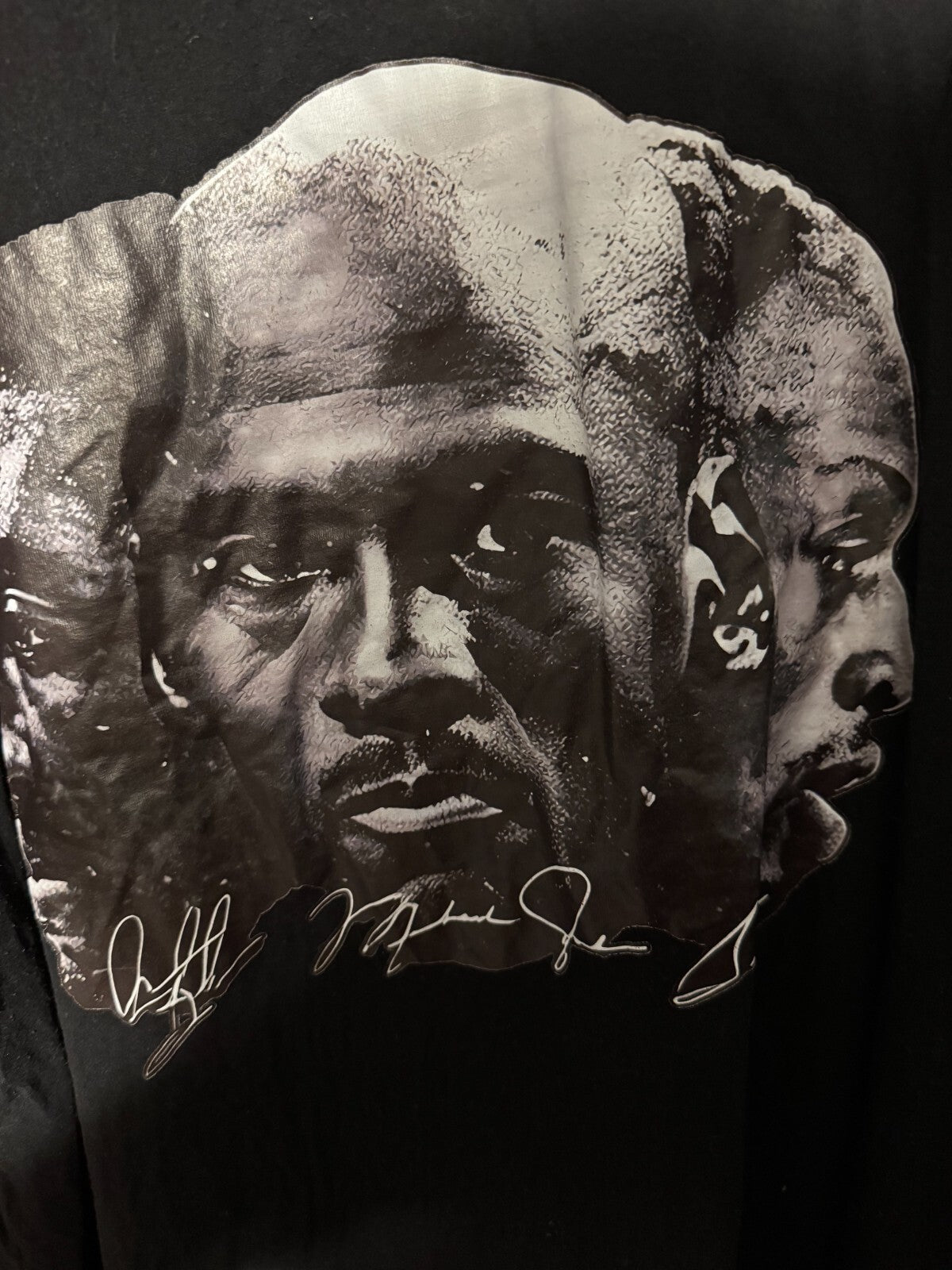 Chicago Bulls Micheal Jordan Dennis Rodman Scottie Pippen T-Shirt Men’s XL Black