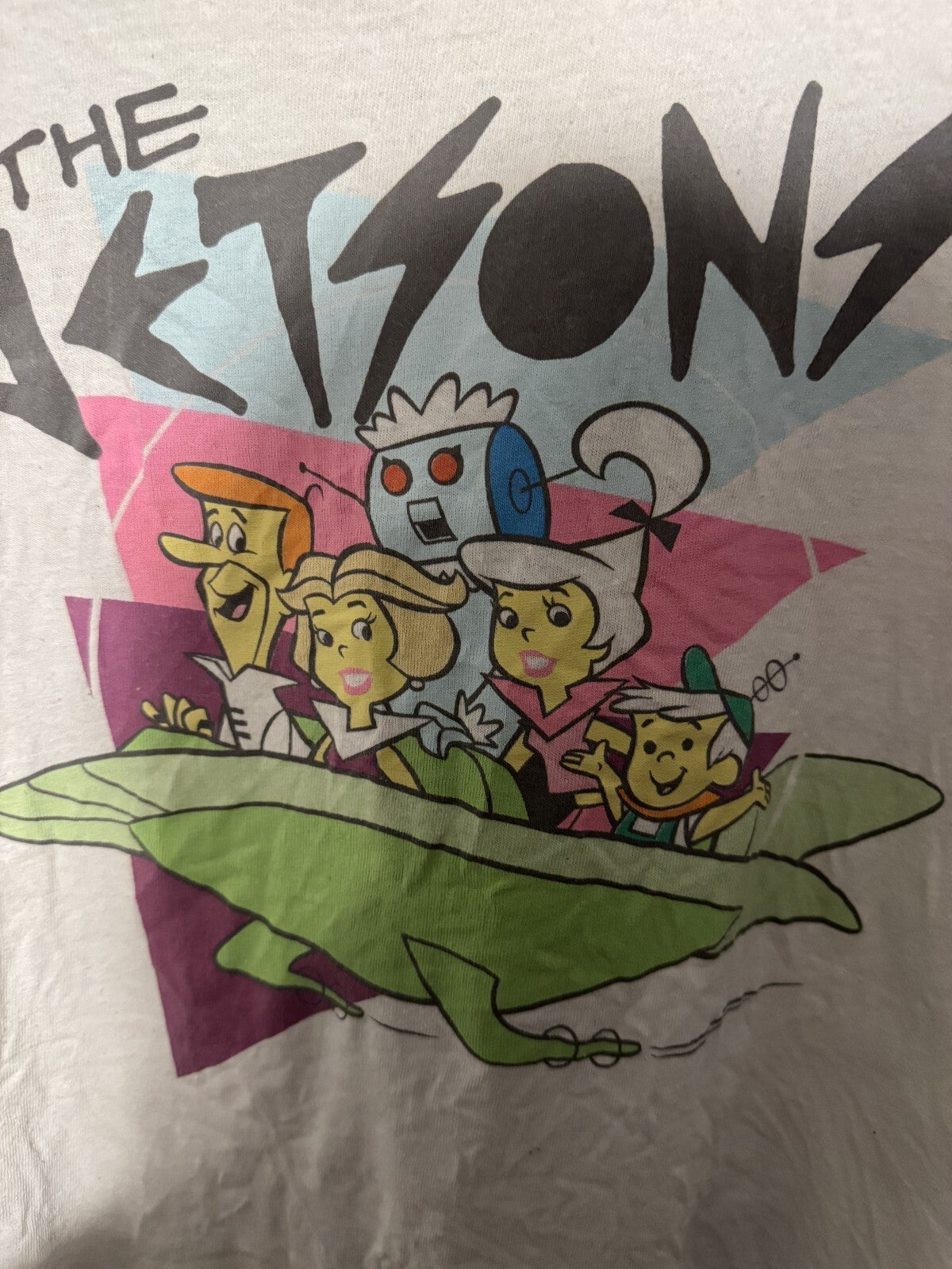 The Jetsons Logo T-Shirt Men Sz L White