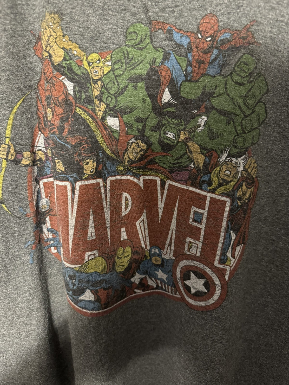 Marvel Avengers T-Shirt Men's Size 2XL Gray