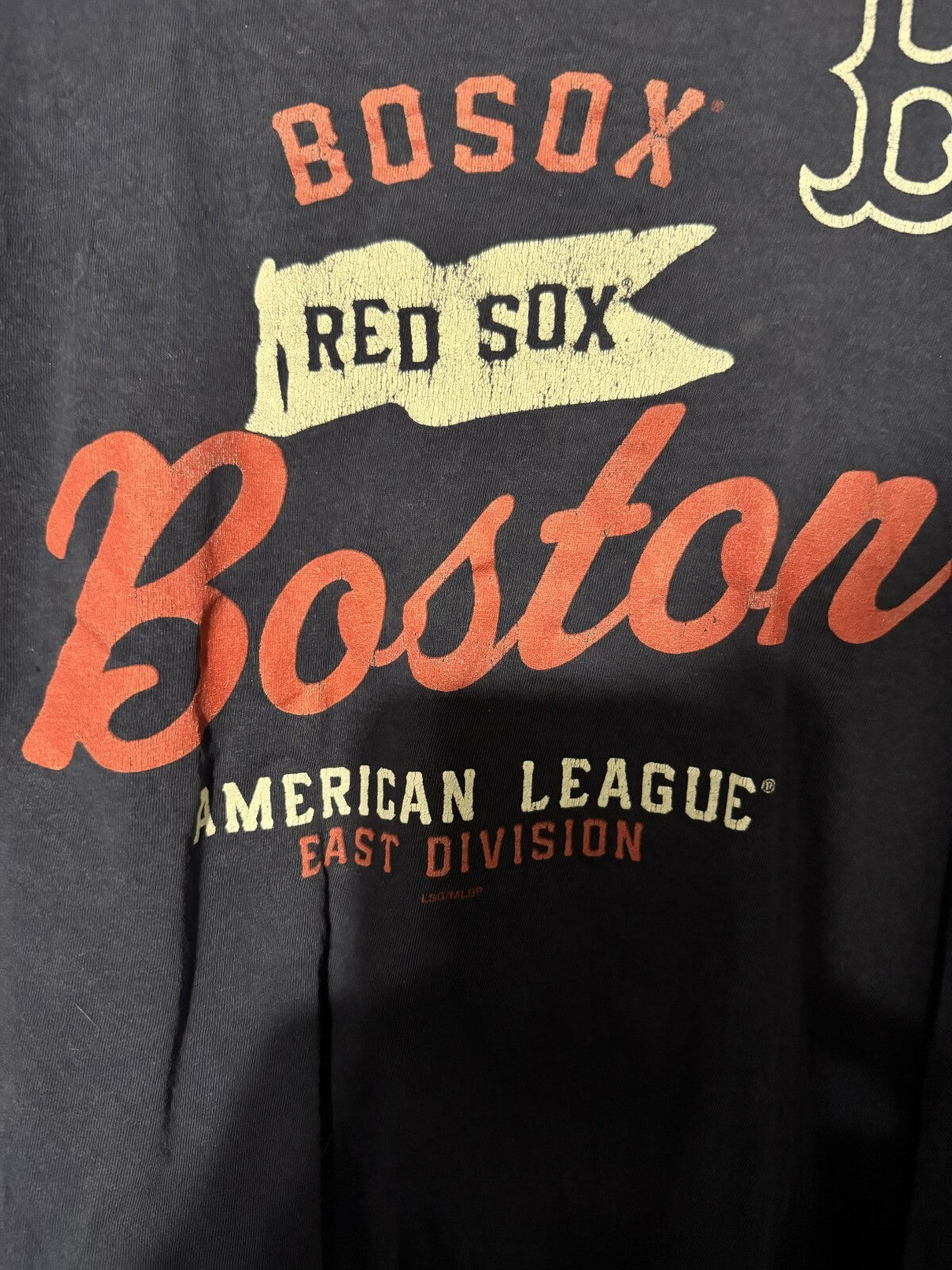Boston Red Sox Short Sleeve Tee Men's L Blue MLB