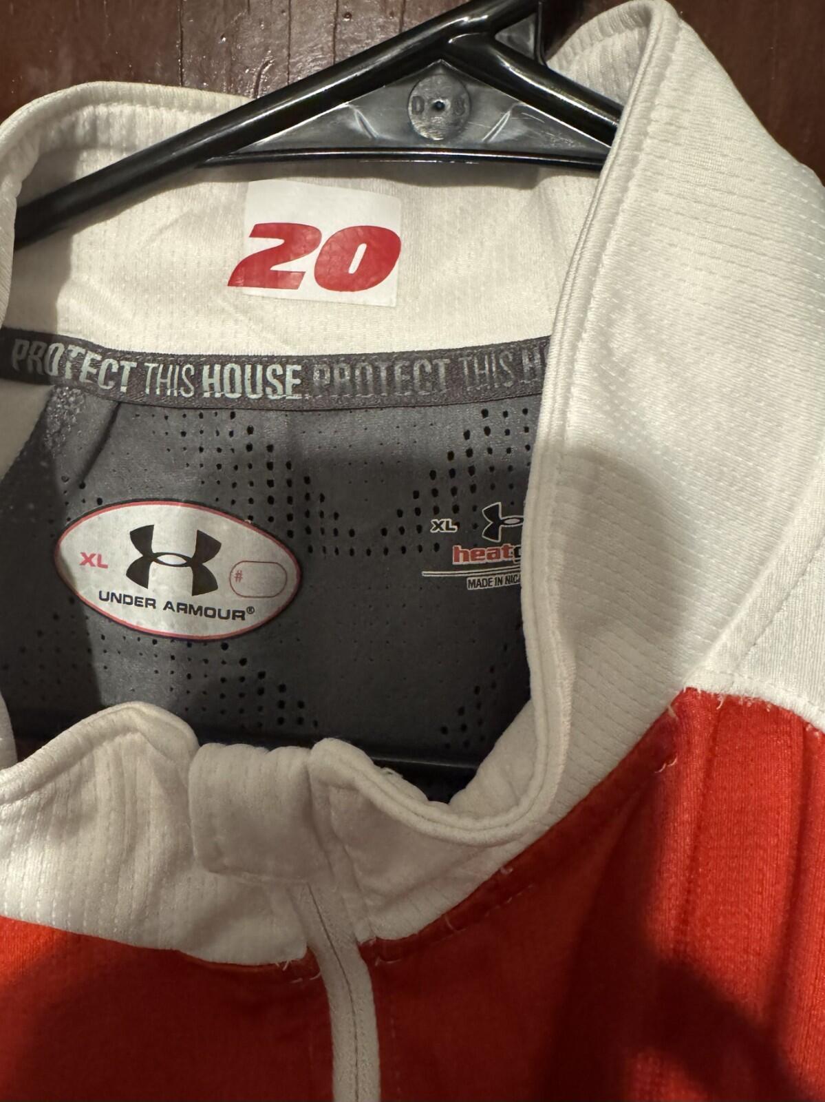 University of Utah Utes Under Armour 1/4 Zip Men's XL Player Issued