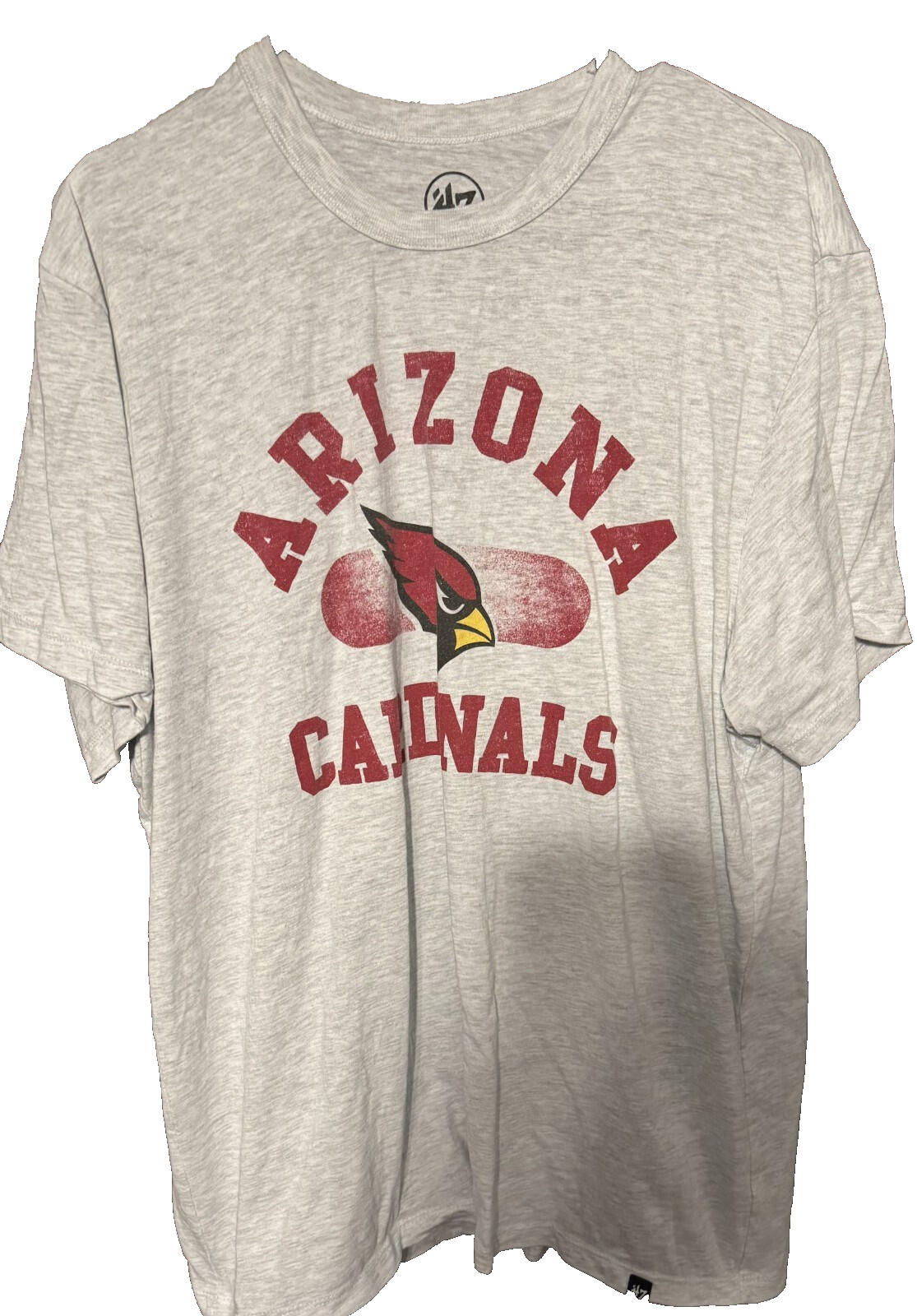 Arizona Cardinals S/S '47 Brand T-Shirt Men Sz XL White