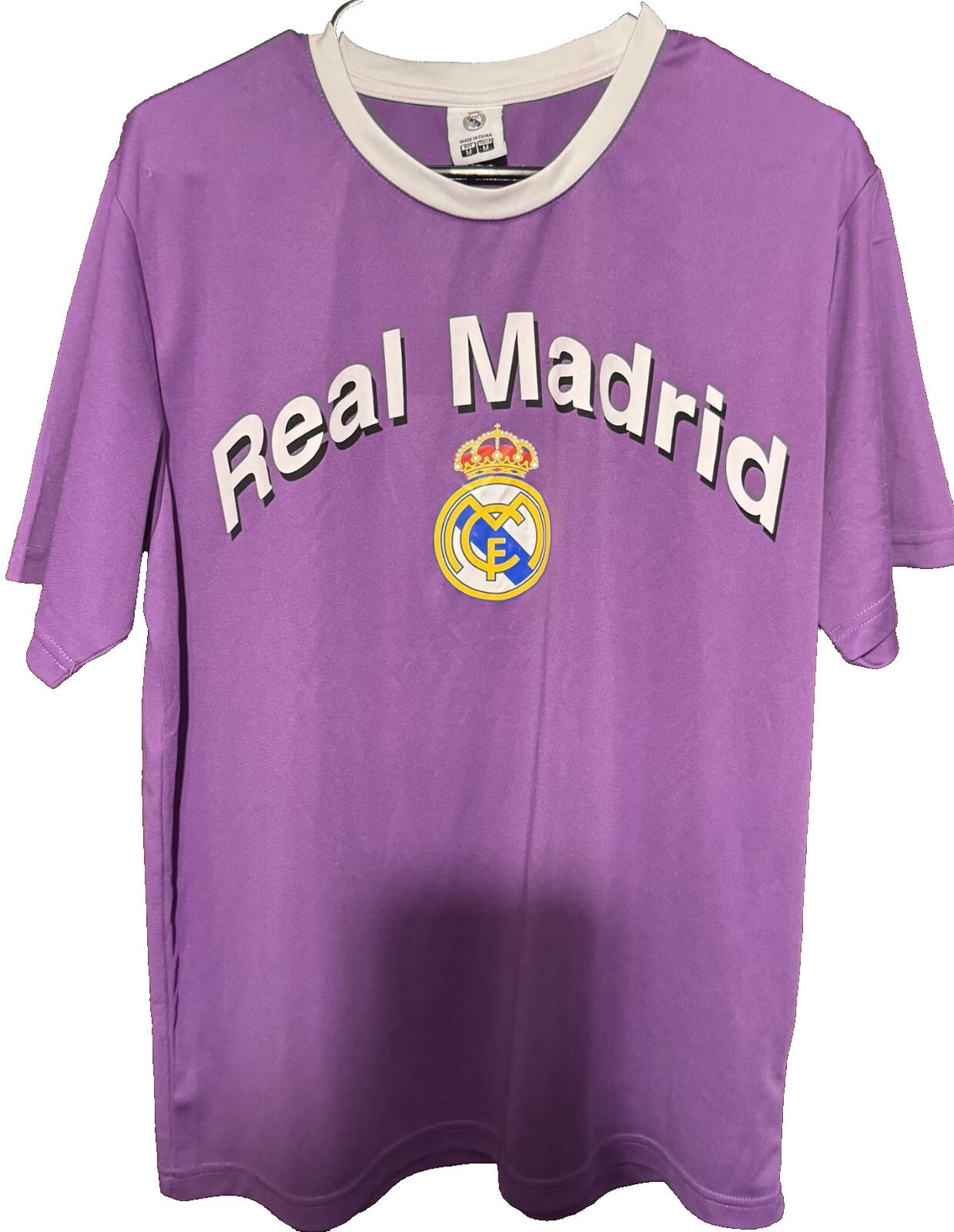 Real Madrid Soccer jersey Men's Size M Purple