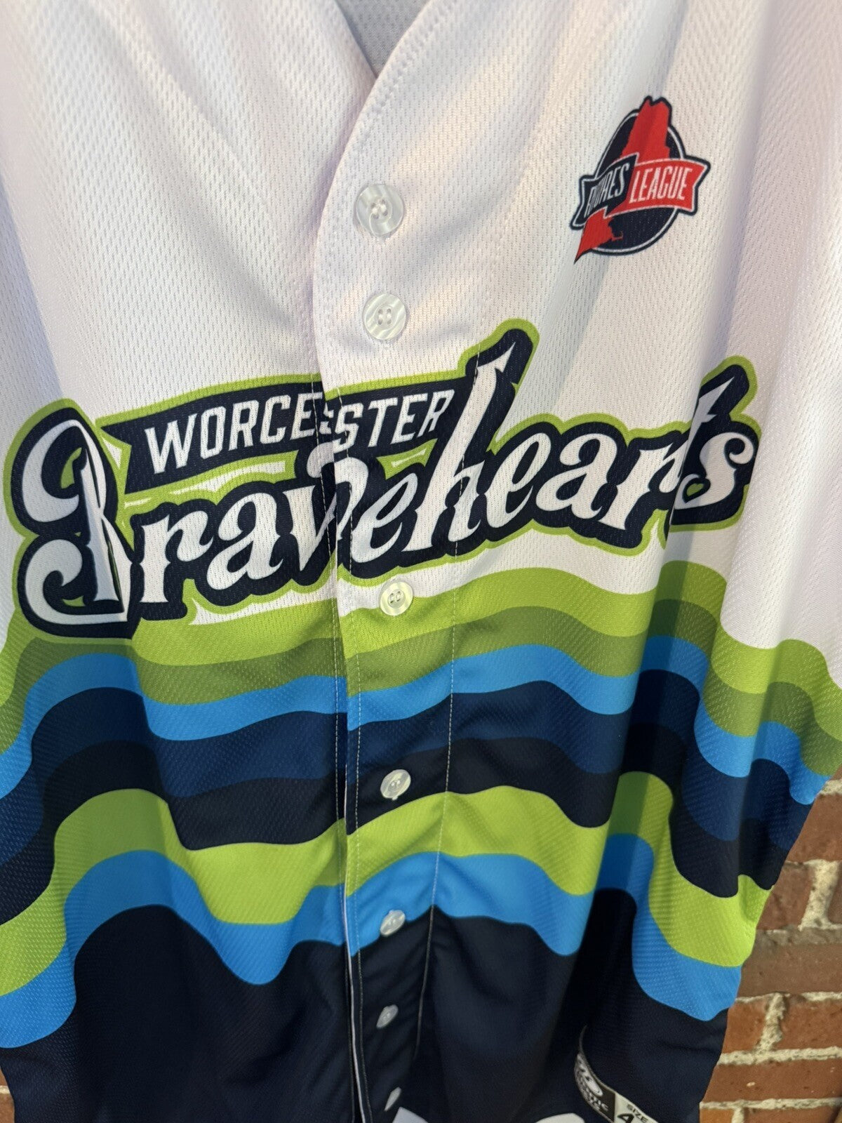 Worcester Bravehearts Team Issued Jersey. On Field Authentic. #30 men’s size 46
