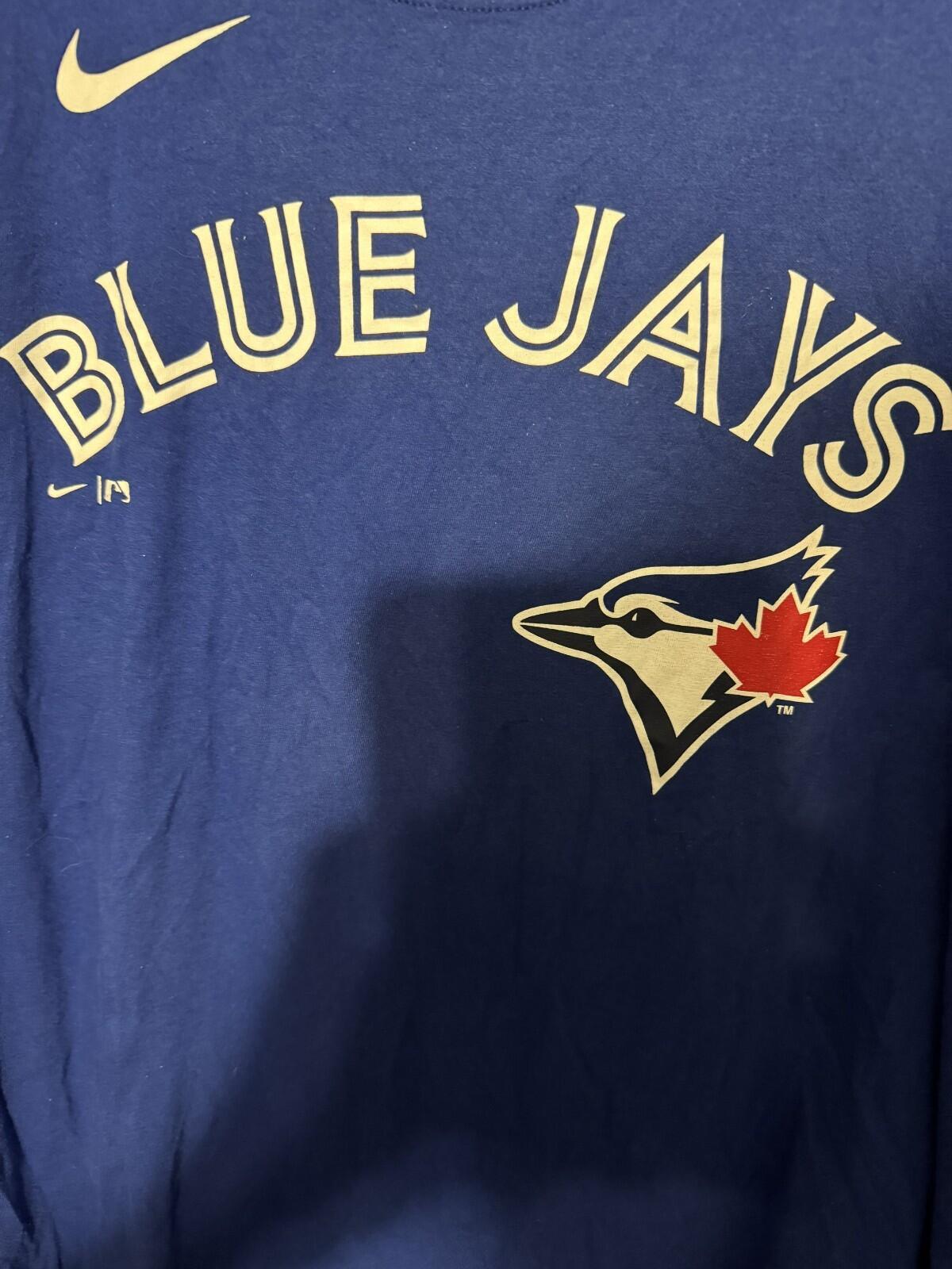 Toronto Blue Jays Bo Bichette #11 Nike Player Tee Men's Size L Blue