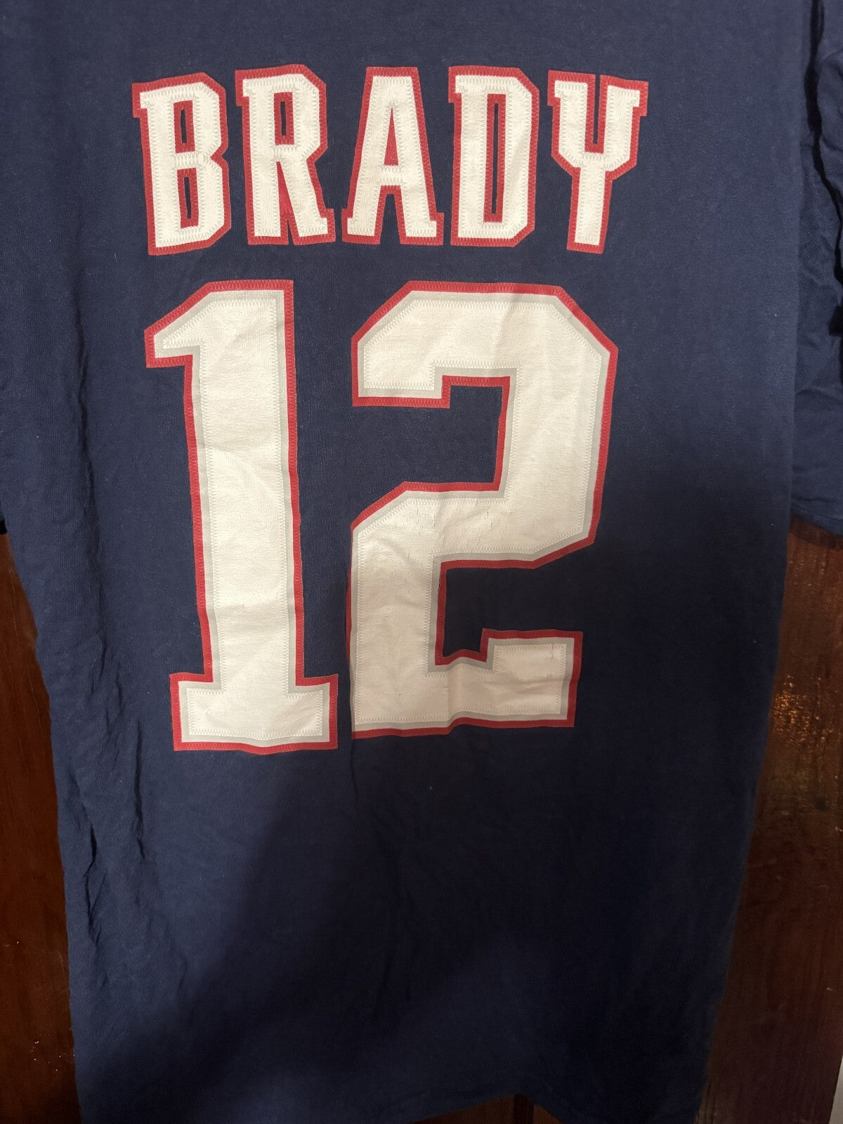New England Patriots Tom Brady Player Tee Men XL (?) Blue