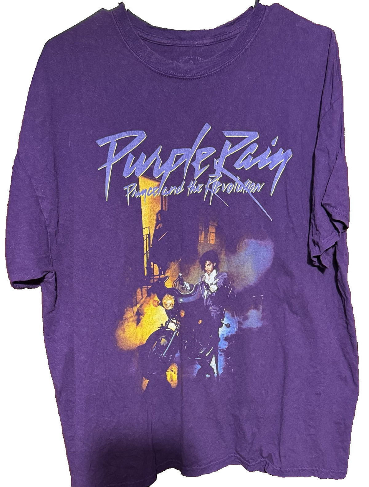 Prince Purple Rain Concert t-shirt Purple Men's size XL
