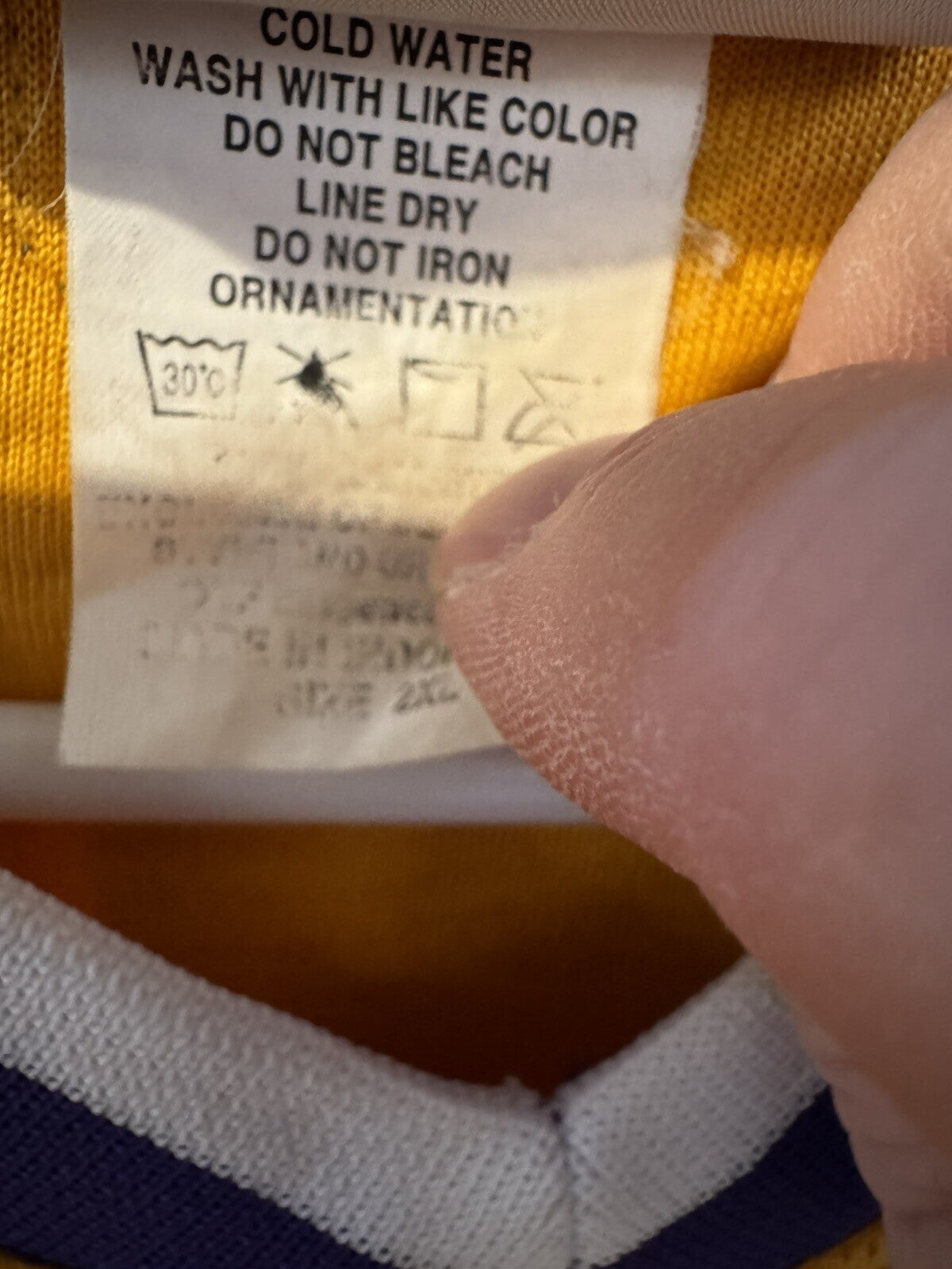 Los Angeles LA Lakers Majestic Shooting Shirt Men 2XL Yellow