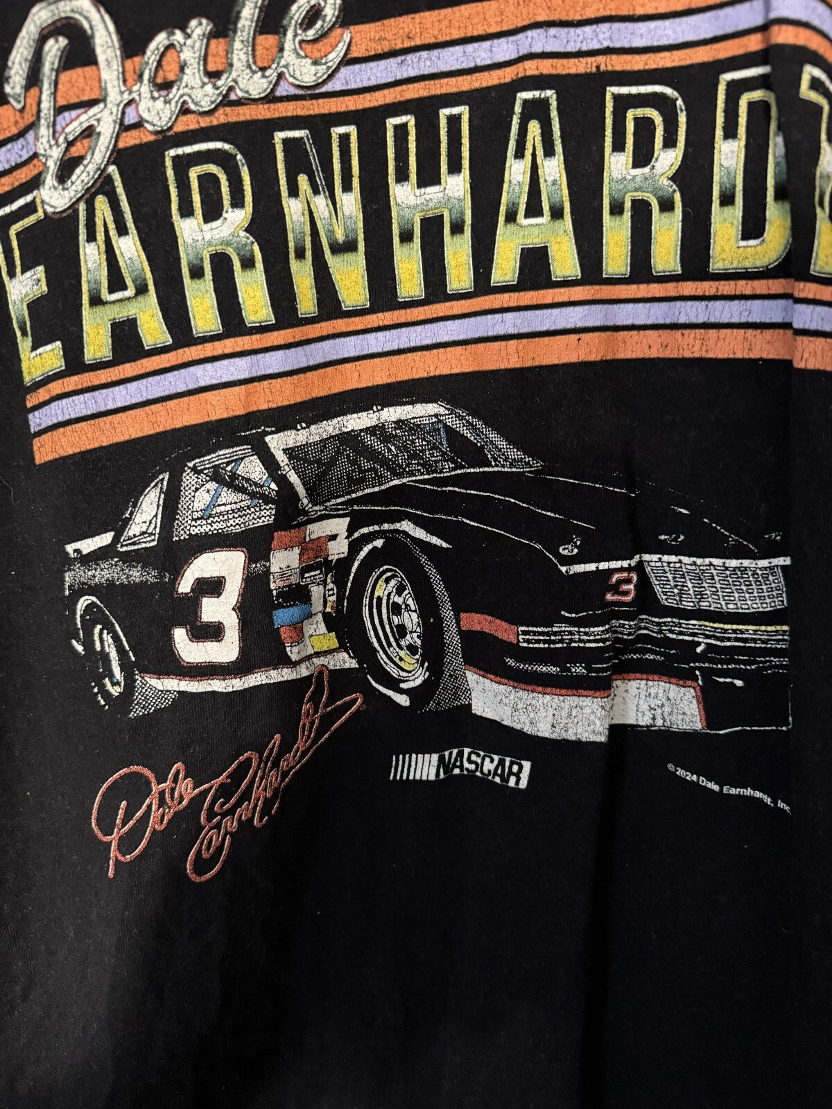 Dale Earnhardt NASCAR Vintage #3 T-Shirt Men's Size L Black