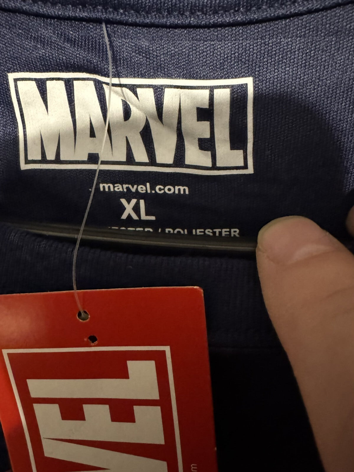 Spider Man Spiderman Marvel Tee shirt Men Size XL Blue NWT