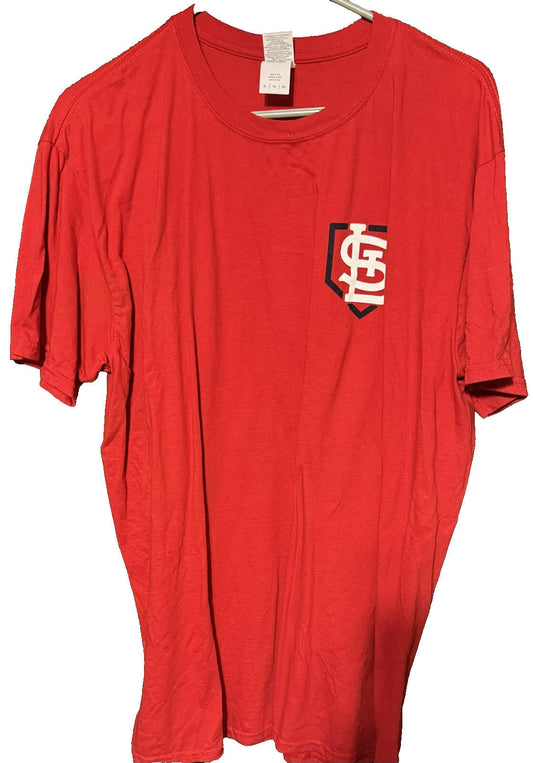 St. Louis Cardinals Short Sleeve T-Shirt Size XL Red