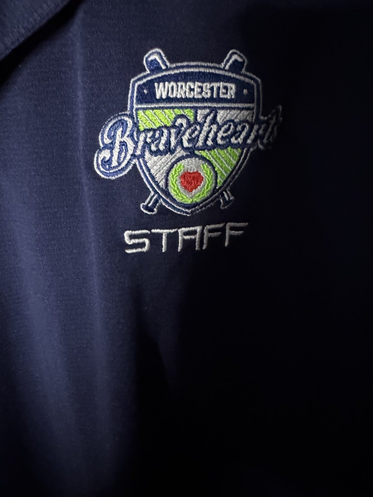 Worcester Bravehearts Polo Shirt Blue men’s size XL FCBL