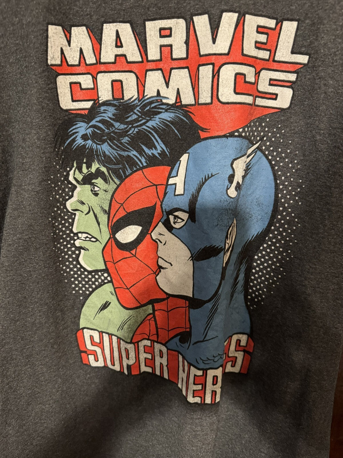 Captain America Marvel Avengers T-Shirt Men's Sz XL Gray