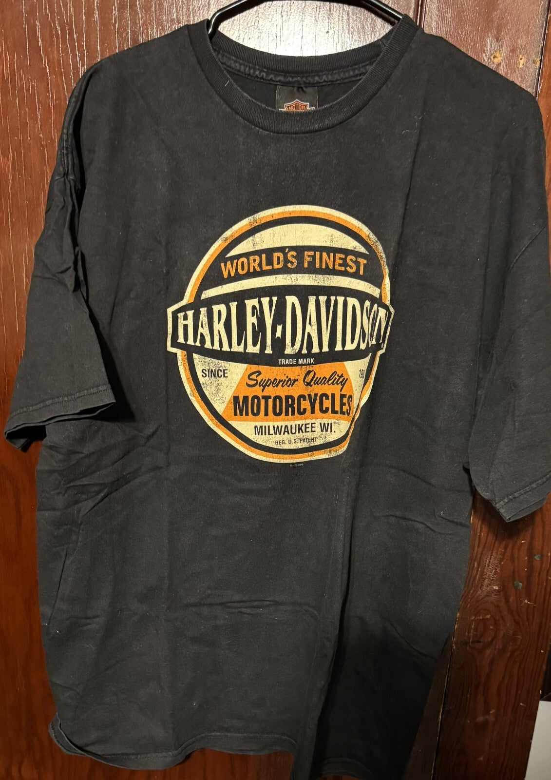 Harley-Davidson of Las Vegas Vintage T Shirt Men's Sz XL Black H-D
