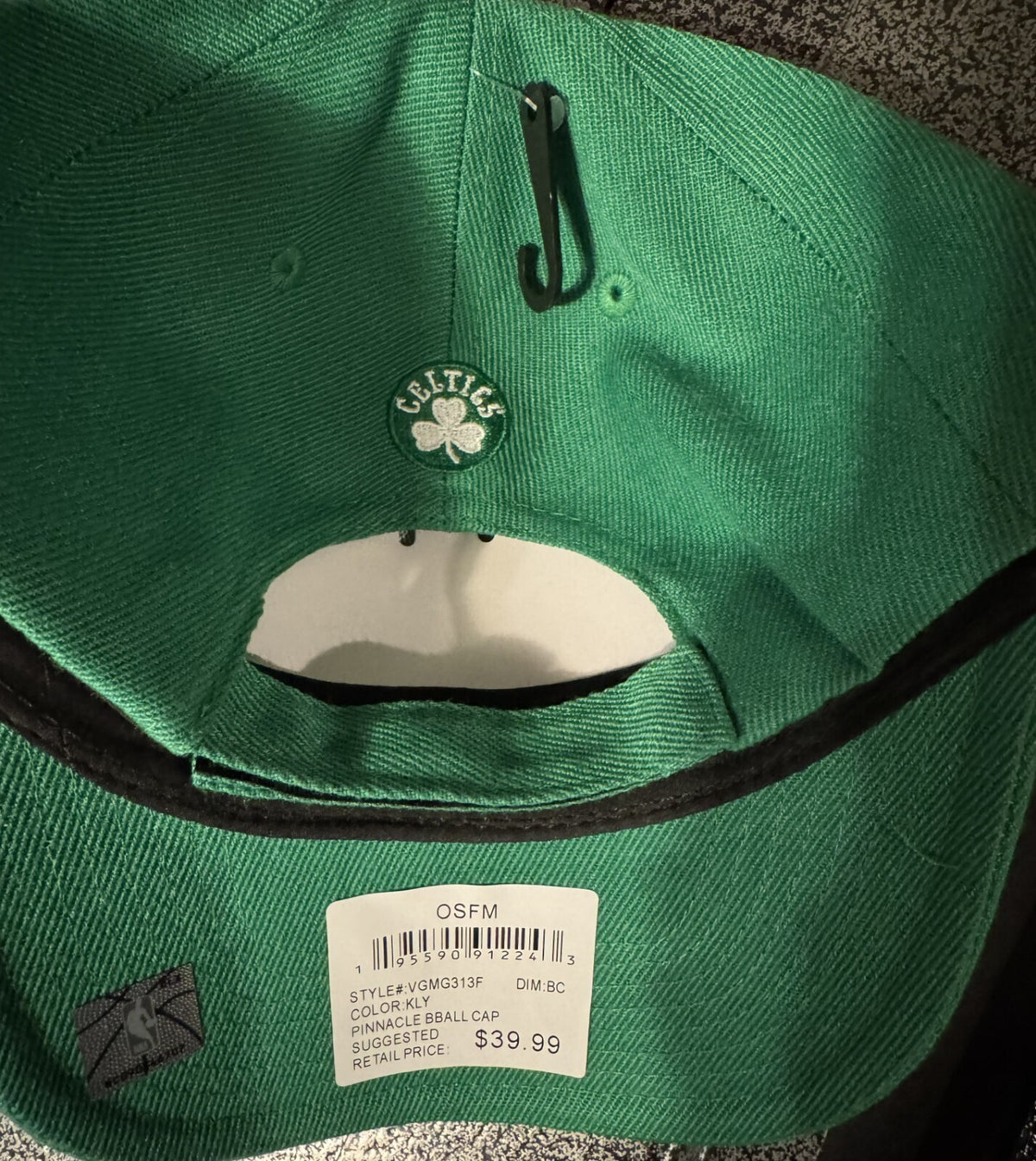 Boston Celtics Ultra Game Snapback Adjustable hat Green NEW WITH TAGS