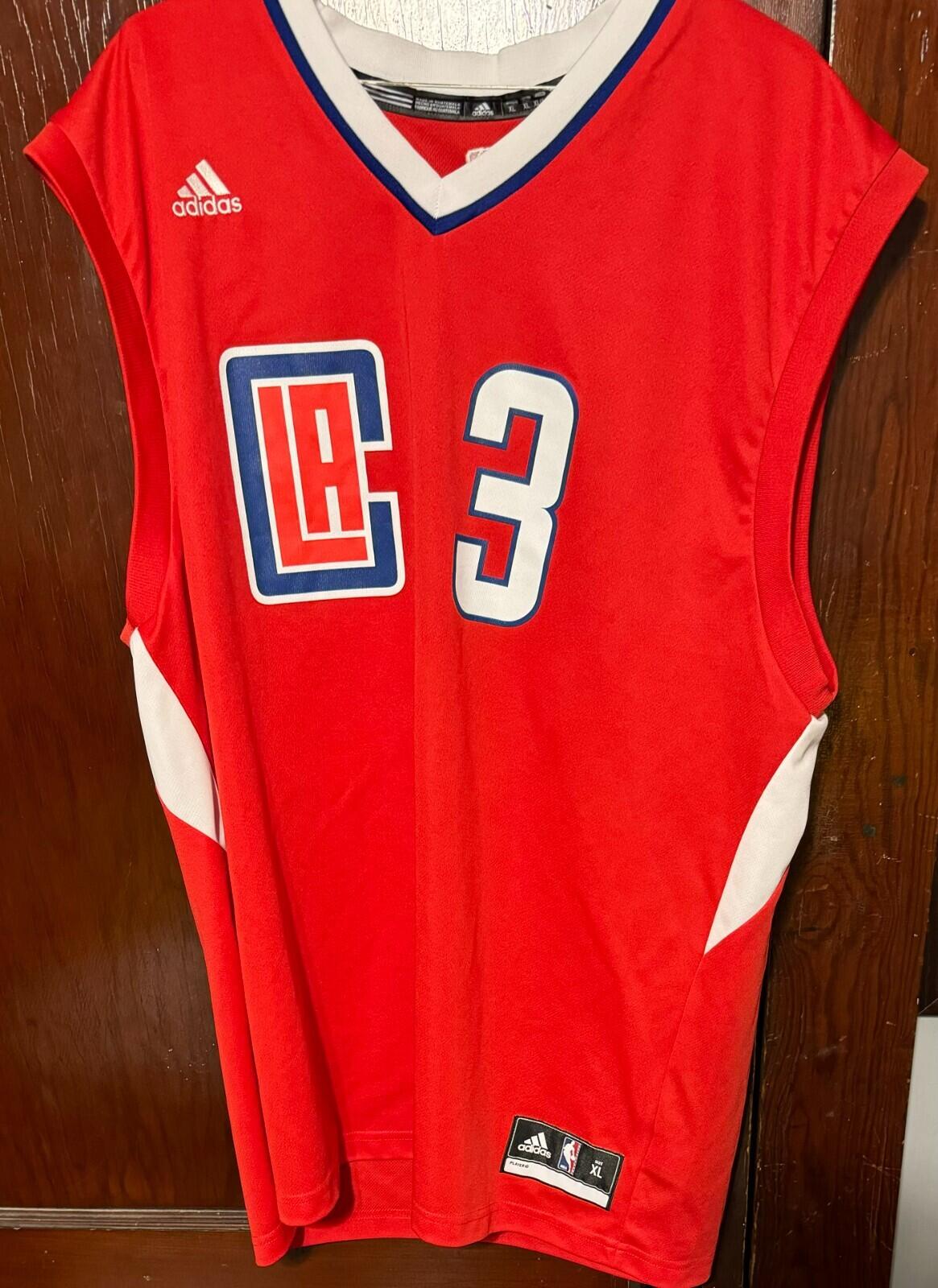 Los Angeles Clippers Adidas Red Chris Paul Jersey Men Sz XL