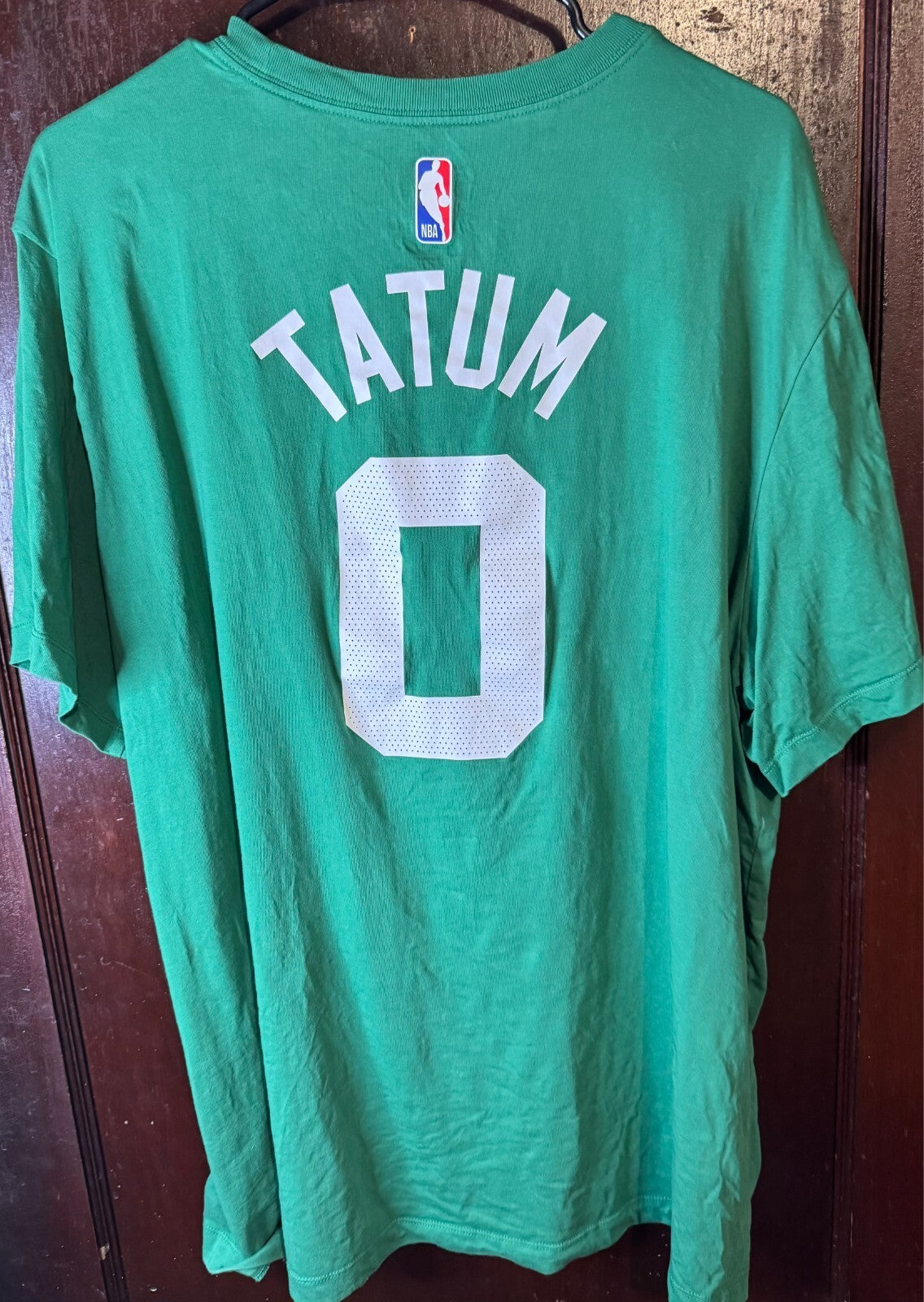 Boston Celtics Tatum #0 Nike T-Shirt Men Size XXL Green